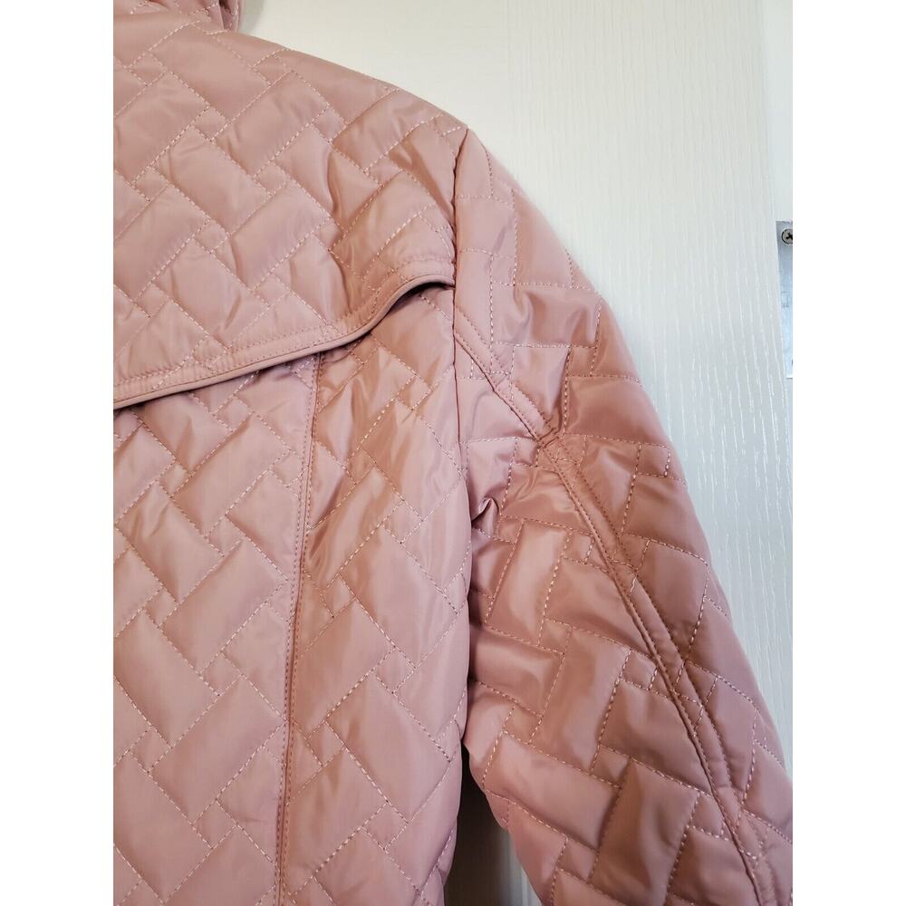 Cole Haan Blush Pink Quilted Jacket Coat NWT, Size XS - Picture 12 of 14